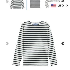 The Original Breton Shirt -mens medium- never worn. Marine stripe. Iconic.